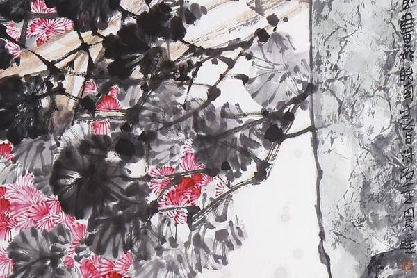秋江红艳