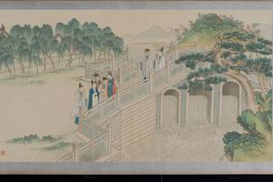 全本《红楼梦》图·第十七回·贾政游大观园图景十