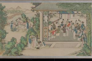 红楼梦 憨湘云醉眠芍药绸