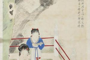 桐荫仕女