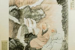 曾熙、李瑞清肖像图轴