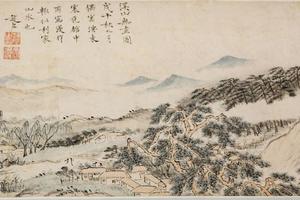 溪山无尽图卷