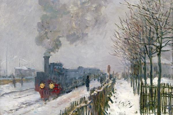 雪中列车 The Train in the Snow. The Locomotive