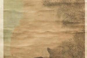 《李白藏云图》轴