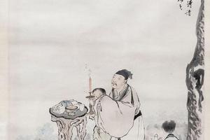 贾岛祭诗图