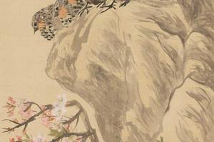 任颐花卉翎毛屏