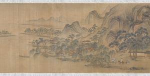 水村行旅图卷