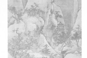 雪景寒林图(额装)