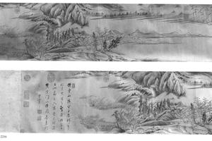 锺贾山阴望平原村图