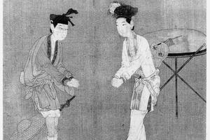 杂剧(打花鼓)图