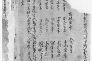 行书黄巢起义记(残)