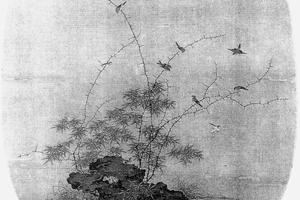 翠竹幽禽图