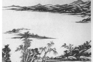 江村晓霁图