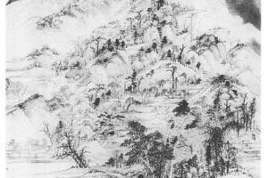 仿烟客山水