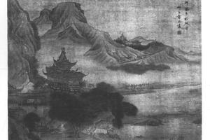水殿柳风图