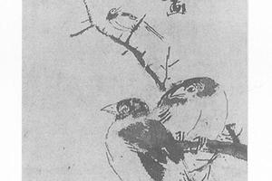 寒林四友图