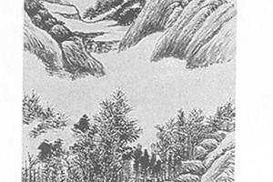 仿黄公望烟林雨嶂图