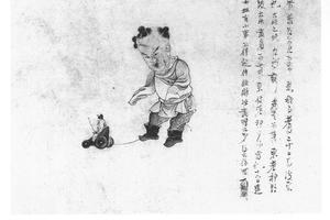 婴戏图轴