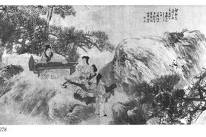 东山丝竹图