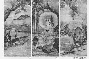 观音船子夹山图(三幅)