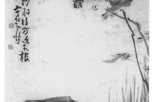芙蓉白鹭图