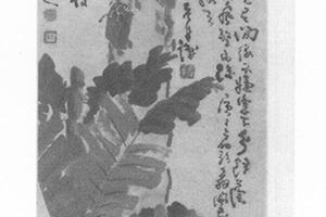 蕉石图
