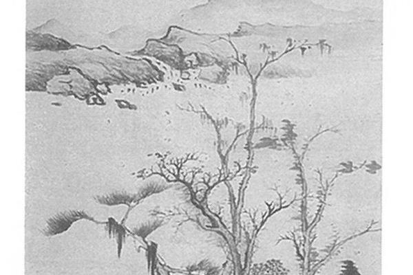 仿元人山水图