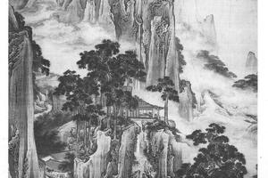 峡口松风图
