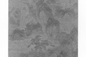 秋山萧寺图