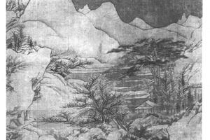 雪景山水