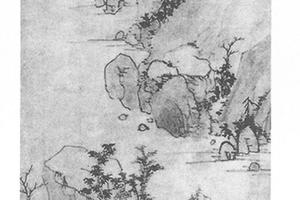 秋林远岫图