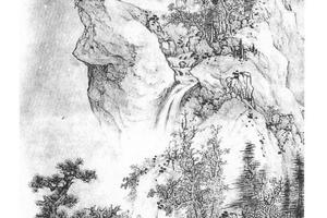 松壑飞泉图