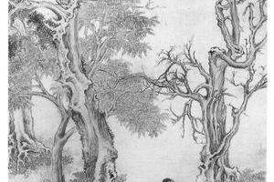 锺馗戏婴图轴