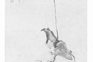 陶渊明探菊图