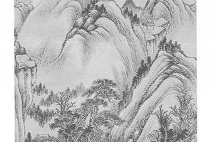 溪桥策杖图