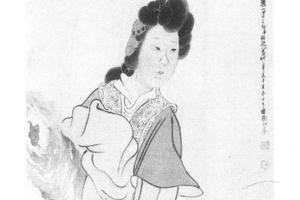 柳荫仕女图