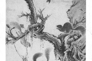 松鼠啄栗图
