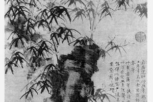 梧竹秀石图