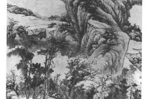 秋山林屋图
