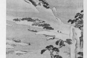 雪景山水图