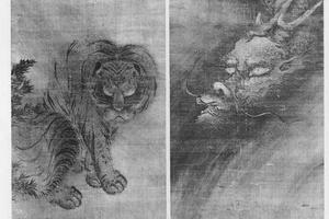 龙虎图(对幅)