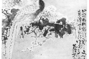 梅花山鸡图轴