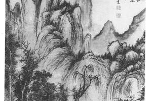 疏峰结茆图