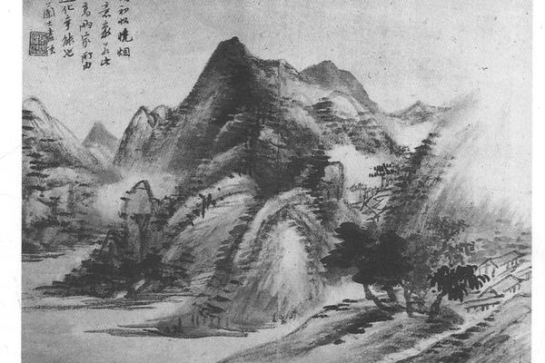 仿米山水