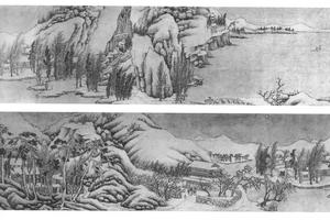 溪山晴雪图