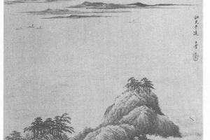 江天平远图册页
