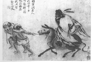 锺馗骑驴图