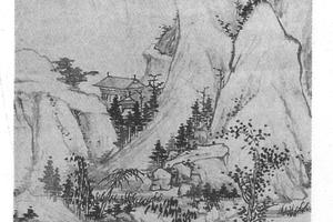 秋水浮天图