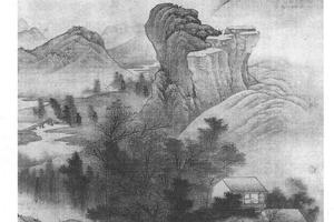 远浦梅村图