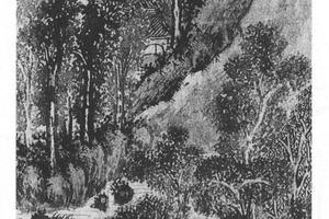 仿梅道人山水